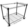 11x17 Black Wire Frame File Cart