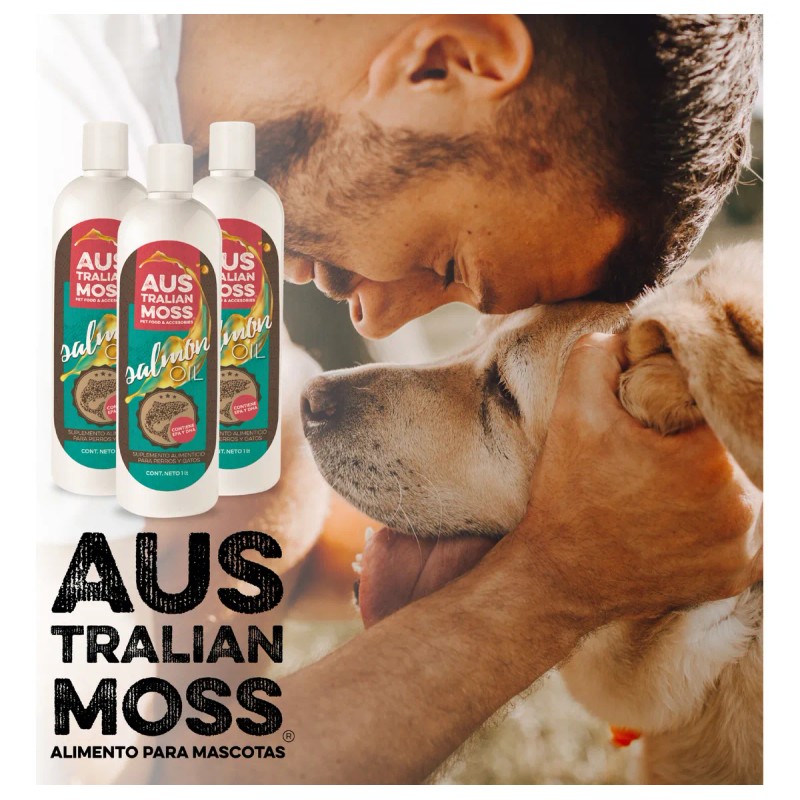 Salmon Oil Aceite De Salmón Australian Moss 1 Lt