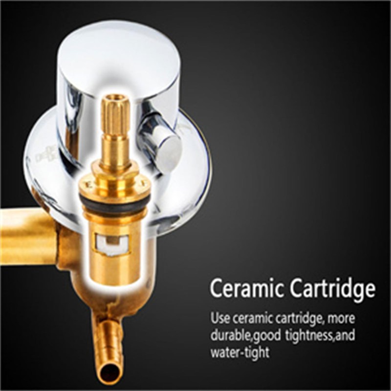 2/3/4/5 Way Solid Brass Mixer Shower Tap,Cold & Hot Water