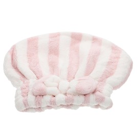 Toyvian 1pc Striped Dry Hair Cap Hair Turban Towel Womens Hats Hair Towels for Women Bandanas for Women Head Wraps for Women Head Towel Girl Hat Fiber Suction Head Miss Quick Dry