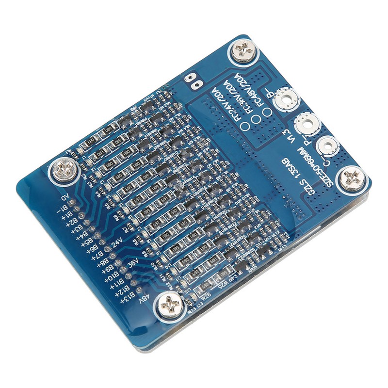13S 48V 20A Li ion Cell 18650 Battery Protection BMS