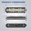 PKINGLAKE 8-Pcs 12 LED Sync Feature Emergency Strobe Grille Lights