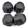 SAUTVS Tire Wheel Hub Caps for Kawasaki Teryx KRX, Black