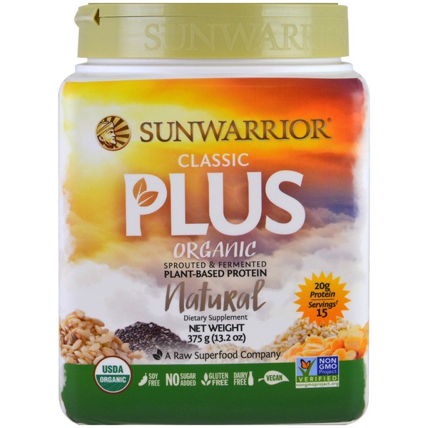 SunWarrior, Classic Plus Natural, 375 gramos