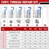 weyleity 131-Piece Metric Helicoil Thread Repair Kit | 131pc Thread