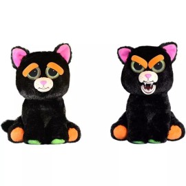 Fiesty Pets Feisty Pets Cranky Cathy Black and Purple Cat Plush Stuffed Toy