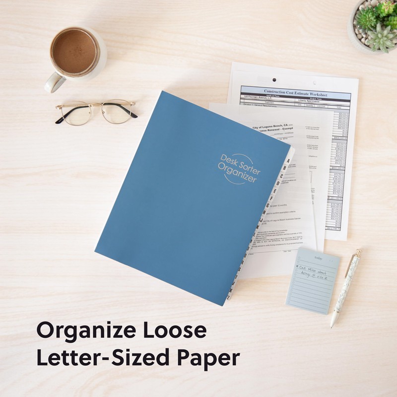 Smead Expandable Office Desk File Sorter, Office Supplies, Alphabetic (A-Z)