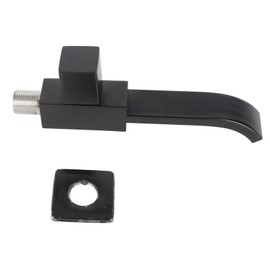 G1/2 Wall Mounted Wash Basin Sink Faucet Cold Water Tap Bathroom Accessories Matte Black