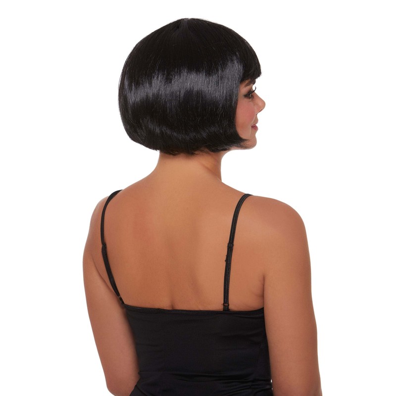 Dreamgirl Women's Short Black Bob Wig, One Size