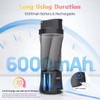 Apexaura Portable Mixer/Blender/Smoothie Maker, 700 ml Cup, 6000 mAh Battery,