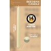 Hyoola 14" Beeswax Taper Candles - 14 Hour Burn Time