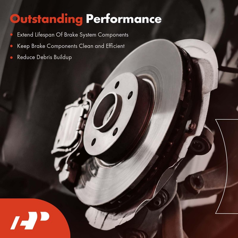 A-Premium Front Driver and Passenger Side Brake Dust Shield Compatible