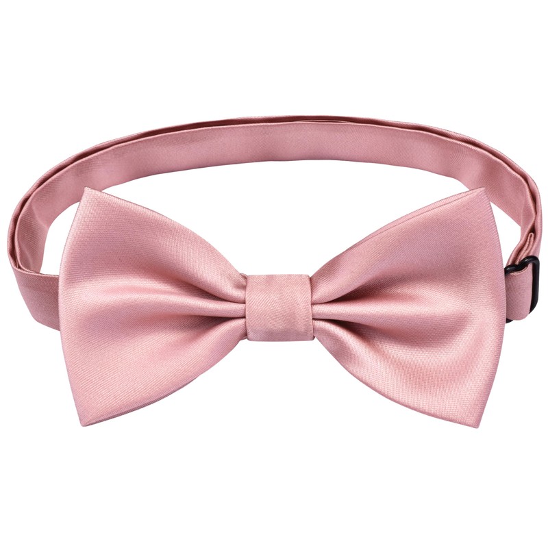 Branduce Dusty Pink Bow Ties for Boys Pre Tied Toddler