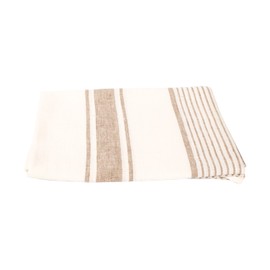 Bath Towel Beige Linen Tuscany 26" x 53", Made in Europe, Bath Sheet, European Linen, Machine Washable, Super Absorbent