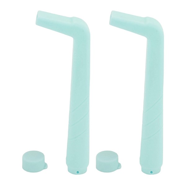 2 Pcs Hiccup Straw Stop Hiccups Reusable Straw for Adults