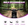 Axiniu Dirt Bike Handlebars with Grips, 7075 Aluminum 31.8mm Handlebars