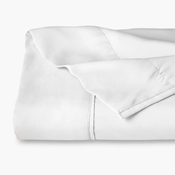 ShanDreamz-100% Cotton Queen Flat Sheet Only, Cool & Crisp Percale