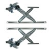 TRQ Driver & Passenger Side Power Window Regulator Set Compatible