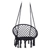 Strawberry Fairy Relaxation Essential with Black Macrame Hammock Chair, Durable