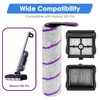 (4 Pack) S20 Pro Replacement Brush Rollers and HEPA Filters