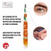 Nippes Orange Citrus Cosmetic Tweezers, Bevelled Tip, Stainless Steel, 9cm,
