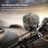 Mechanical Speedometer Mountain Bike Durable Aluminum Alloy Bicycle Speedometer Odometer