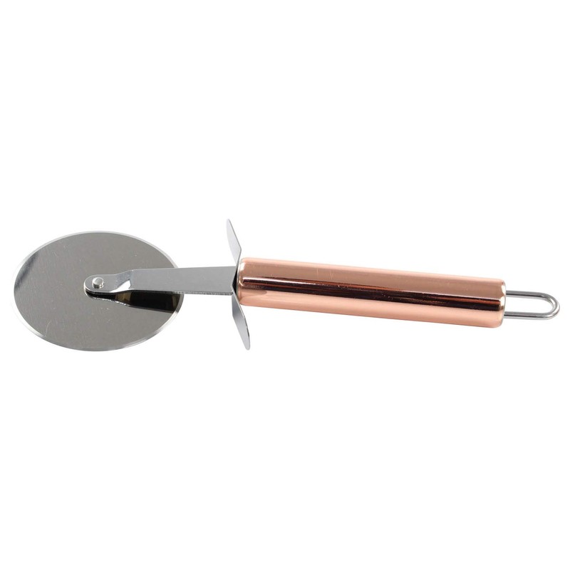 Apollo T7063 SS Copper Pizza Wheel, Stainless Steel, Multicoloured, 10