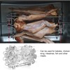 Stainless Steel Roaster Electric Oven Barbecue Skewers Needle Cage Set
