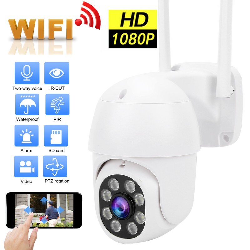 Wireless Camera HD 1080P Infrared Night Vision 2‑Way Voice Intercom