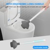 SetSail Toilet Brush and Plunger Set, 2 Packs Toilet Plungers