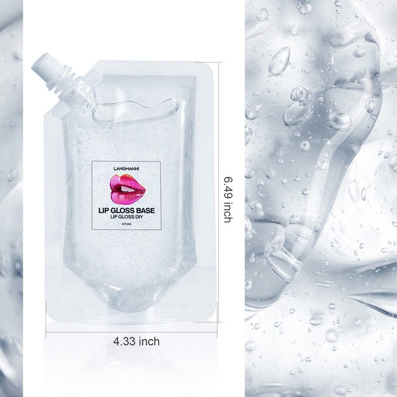 Eakroo 2Pcs Moisturize Lip Gloss Base Oil Material Makeup Primers,