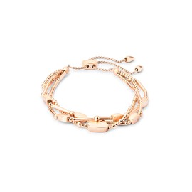 Kendra Scott Chantal Beaded Bracelet for Women, Fashion Jewelry, 14k Rose Gold-Plated