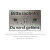 Sign Camera Surveillance Please Smile 15 x 10 cm Engraved
