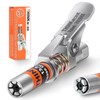 THINKWORK Grease Gun Coupler, 0.53" Grease Gun Tips, Strong Lock