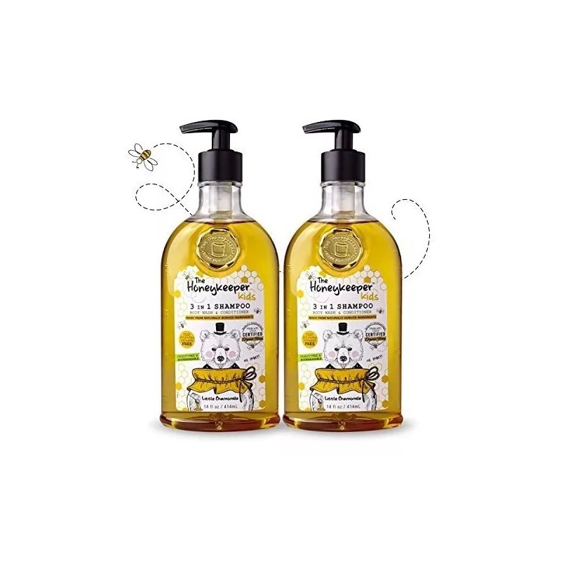 HoneyKeeper The Honeykeeper 3en1 Shampoo, Body Wash Y Acondicionador 3pz