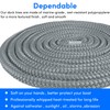 Dock Lines Boat Ropes for Docking 1/2" x15' Double Braided