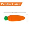 3 Pcs Silicone Bookmarks Cool Unique Bookmarks Corner Bookmark Carrot