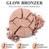 UCANBE Glow Bronzer, Long-Lasting Baked Shimmer Bronzing Powder - 02