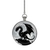 Gotham Decor Rock Dragon Moon Glow in the Dark Double