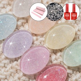 classic nail Miss Milo Sweet Closet Knit Gel Set of 8 + 2 Top Gels / 미스밀로 스윗클로젯 니트젤 8종 세트 +탑젤2개
