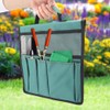Oumefar Foldable Garden Kneeler Pouch Portable Garden Kneeling Pouch Bag