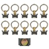 VanEssential Venture L-Track Spring Loaded Adjustable Tie Down Ring -