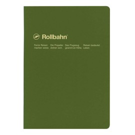 Delfonics Rollbahn Note Notebooks: 5-1/2 in. x 7 in. (Olive) / B6 Notebook