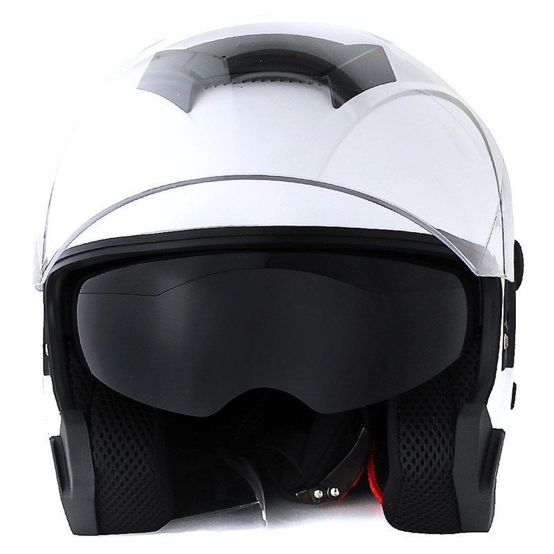 1Storm Motorcycle Open Face Helmet Scooter Classical Knight Bike Dual