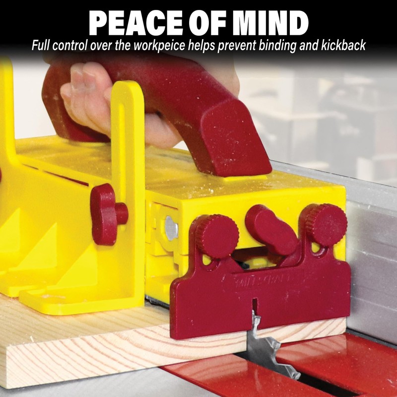 Milescraft 3406 GrabberPRO - Push block for Table Saws, Router