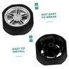 Kisangel 8pcs DIY Car Wheels Replacement Wheels for Crafts Enhance