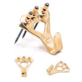 Heavy Duty Picture Hangers 100 lbs - 100 Pack - Plaster Wall Picture Hangers - Pro Picture Hanging Hooks