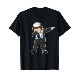 Bar Mitzvah Dabbing Jewish Boy Funny Hanukkah Gift T-Shirt
