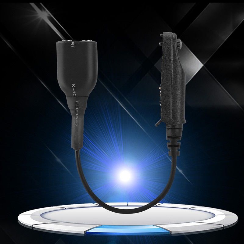 V-9R PLUS Walkie Talkie Audio Cable Adapter for K Interface