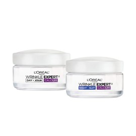 L'Oreal Paris Anti-Aging Face Cream 55+, Day + Night Skincare Kit, Wrinkle Expert, With Calcium to Reduce the Look of Wrinkles, 50mL